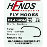 Hends Barbless Dry Fly Hooks BL 454 GM