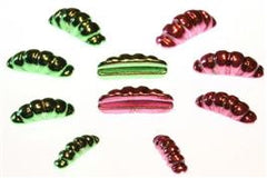 Anodized metallic colour tungsten shrimps