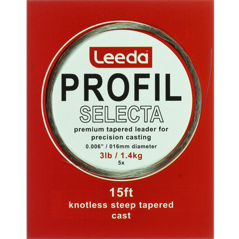 Leeda Profil Selecta 15ft Tapered leaders