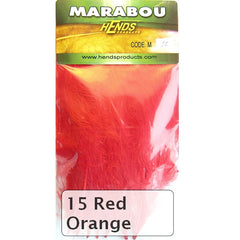 Hends Marabou red orange