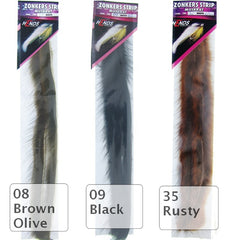 Muskrat Zonker Strips 6 colours