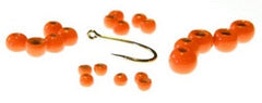 Orange Painted Countersunk Tungsten Beads