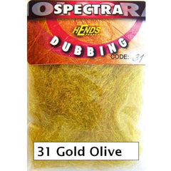 Hends Spectra Dubbing Packets gold olive
