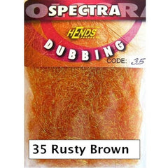 Hends Spectra Dubbing Packets rusty brown
