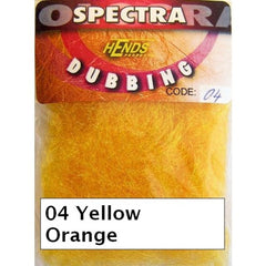 Hends Spectra Dubbing Packets Yellow orange