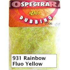 Hends Rainbow Spectra Dubbing Packets fluo yellow