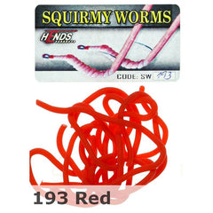 Hends Squirmy Worms #193 Red