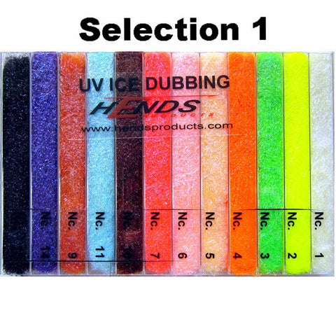 Hends Dubbing Box, UV Ice Selection 1