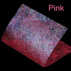Web Flash Foil Pink